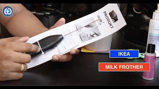 IKEA MILK FROTHER Review amp Battery Installation [upl. by Sualkin]