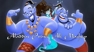 Aladdin Prince Ali Mashup Robin Williams Will Smith Annapantsu [upl. by Esserac]