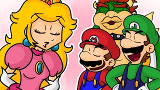 Peach Kisses Mario Luigi and Bowser [upl. by Koah180]