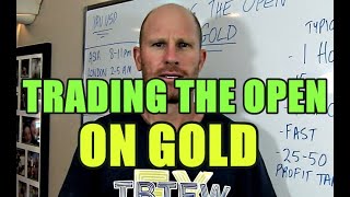 Day Trading THE OPEN ON GOLD  50 Pips A Day [upl. by Nicolai]