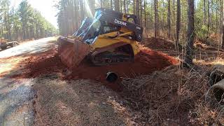 New Driveway entrance and culvert pipe [upl. by Jannel]