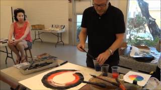 enso  zen circle demo with Bill Buchman [upl. by Constancia]