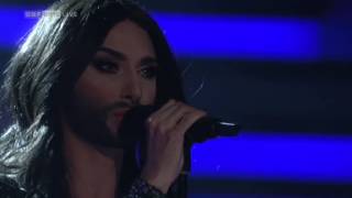 Conchita Wurst  quotRise Like A Phoenixquot First Live Performance [upl. by Ripp839]