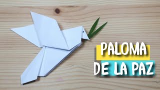 PALOMA DE LA PAZ DE ORIGAMI [upl. by Ebaj]