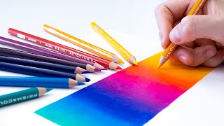 How to BLEND COLORED PENCILS For Beginners Prismacolor Tutorial [upl. by Henrion]