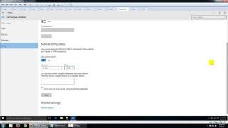 Configure Proxy Settings in Windows 10 [upl. by Gelasias819]