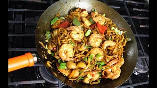 The Ultimate Shrimp Lo Mein  CaribbeanPotcom [upl. by Ailaza]