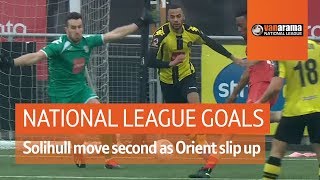 Solihull move second as Orient lose  National League Highlights Matchday 30 [upl. by Barraza248]