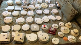 TestingShowing EVERY Smoke Alarm in my Collection [upl. by Shippee]