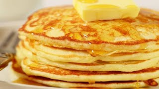 Pancakes Recipe Demonstration  Joyofbakingcom [upl. by Torr]