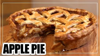 🥧 TARTA de MANZANA AMERICANA  Auténtico APPLE PIE [upl. by Neened]