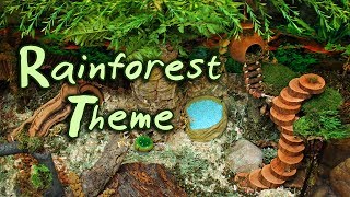 🌿RAINFOREST Hamster Cage Theme New DIY Cage [upl. by Hgielyk591]