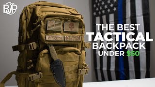 The Best Tactical Backpack Under 50 on Amazon Unboxing amp Review 2021 [upl. by Gough]