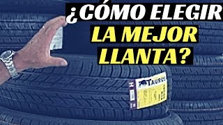 LLANTAS  CÓMO ELEGIR LA MEJOR LLANTA Velocidad Total [upl. by Legnaleugim]