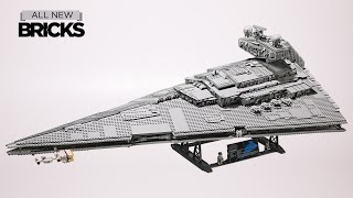 Lego Star Wars UCS 75252 Imperial Star Destroyer Speed Build [upl. by Nonek]