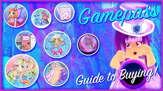 GAMEPASS Guide to BUYING Everything You Need to Know About the Royale High GAMEPASSES [upl. by Ashmead]