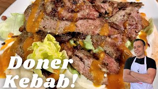 Homemade Doner Kebab Recipe  Better Than A Takeaway [upl. by Trofmoc959]