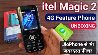 New itel Magic 4G feature phone unboxing  itel magic 2 4g feature phone Vs Jio 4G Feature Phone [upl. by Seedman]