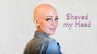 Shaved my head  Alopecia [upl. by Atirys]