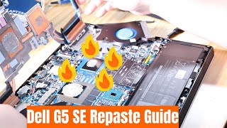 Dell Gaming G5 15 SE 5590 Thermal Repaste Guide [upl. by Amar]