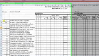 CUADROS EN EXCEL 2007 1wmv TALLER 3 [upl. by Rudd401]