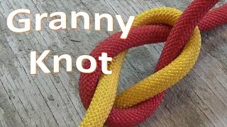 How to Tie the Granny Knot [upl. by Dnaltiac]