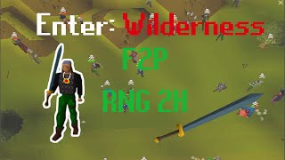 CHEAPEST amp EASIEST Way to Learn PKing  OSRS F2P Range 2H Pking  L2PK Ep2  Old School Runescape [upl. by Aia]