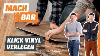 Klick Vinyl verlegen und schneiden  OBI [upl. by Rasecoiluj]