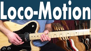 How To Play The Locomotion On Guitar  Little Eva Guitar Lesson  Tutorial [upl. by Doownel]