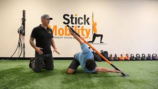 Stick Mobility  Back Exercise  1 Short Slider [upl. by Ynneh]