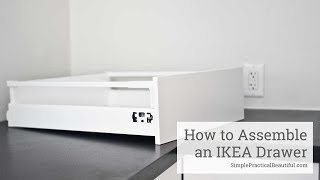 How to Assemble an IKEA SEKTION Drawer [upl. by Yeorgi]