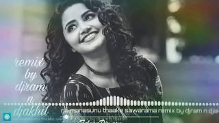 Naa Manasuni Thake Swarama  Remix  Dj AkhilampDj Ram  Official [upl. by Hayton199]