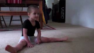 2 Year Old Hayley Doing Ballet Dance WK 22 [upl. by Adien]