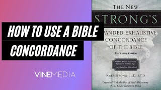 Bible Concordance Tutorial Strongs Bible Concordance [upl. by Wilhide]