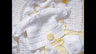 Crochet Along  Baby Layette  Bonnet  Video 1 [upl. by Netty89]