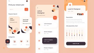 Best 20 Example UIUX Design For Mobile App  UIUX Animation Design [upl. by Nelyahs]