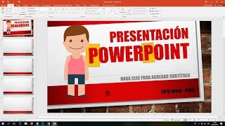 Como hacer una presentación en Power Point [upl. by Adaurd229]