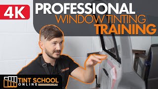 Professional Training  How To Tint Car Windows  Window Tint Course  Car Tint Tutorials [upl. by Ydroj371]