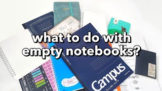 8 WAYS to Fill Up Empty Notebooks [upl. by Yvor]