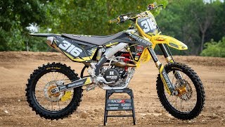 2012 Suzuki RMZ450 Bike Build  Racer X Films [upl. by Stonwin437]