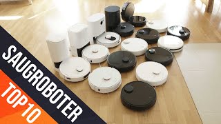 STAUBSAUGER ROBOTER TEST 2021  TOP 10 Saugroboter mit Wischfunktion ► 80 Saugroboter getestet [upl. by Nerfe]