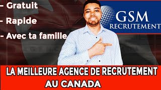 POSTULE GRATUITEMENT DANS CETTE AGENCE DE RECRUTEMENT AU CANADA [upl. by Eissehc]