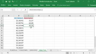 Función REDONDEAR en Excel [upl. by Zollie672]