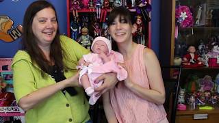 Dolly Review JC Toys Berenguer Boutique La Newborn Layette Giftset [upl. by Losiram]