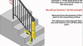 How To Install a DIY Handrail  Do It Yourself Handrail [upl. by Gabel]