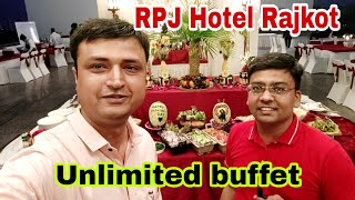 RPJ Hotel Rajkot Unlimited Food  Rooftop dinner at RPJ Rajkot [upl. by Enilehcim]