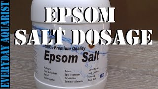 Epsom Salts Cure for Aquarium Fish with Dropsy Constipation or Bloating [upl. by Yecart940]