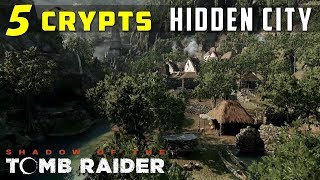 Crypts in Hidden City Sarcophagus Location  SHADOW OF THE TOMB RAIDER [upl. by Vidal]