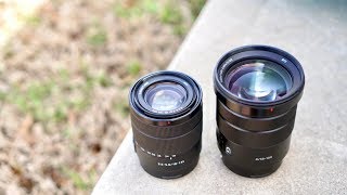 Sony 18135mm vs Sony 18105mm Lens Comparison [upl. by Avilys228]