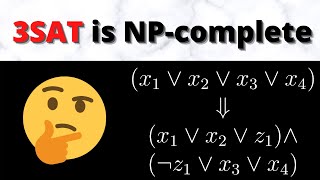 3SAT is NPcomplete Proof [upl. by Rooney]